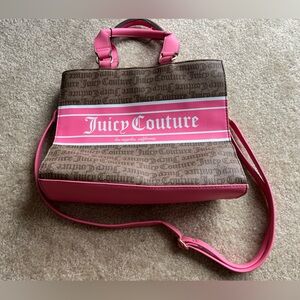 Juicy Couture Billboard Tote Brown/Pink